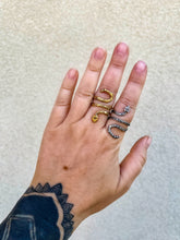 Load image into Gallery viewer, Diamondback Snake Ring - SS
