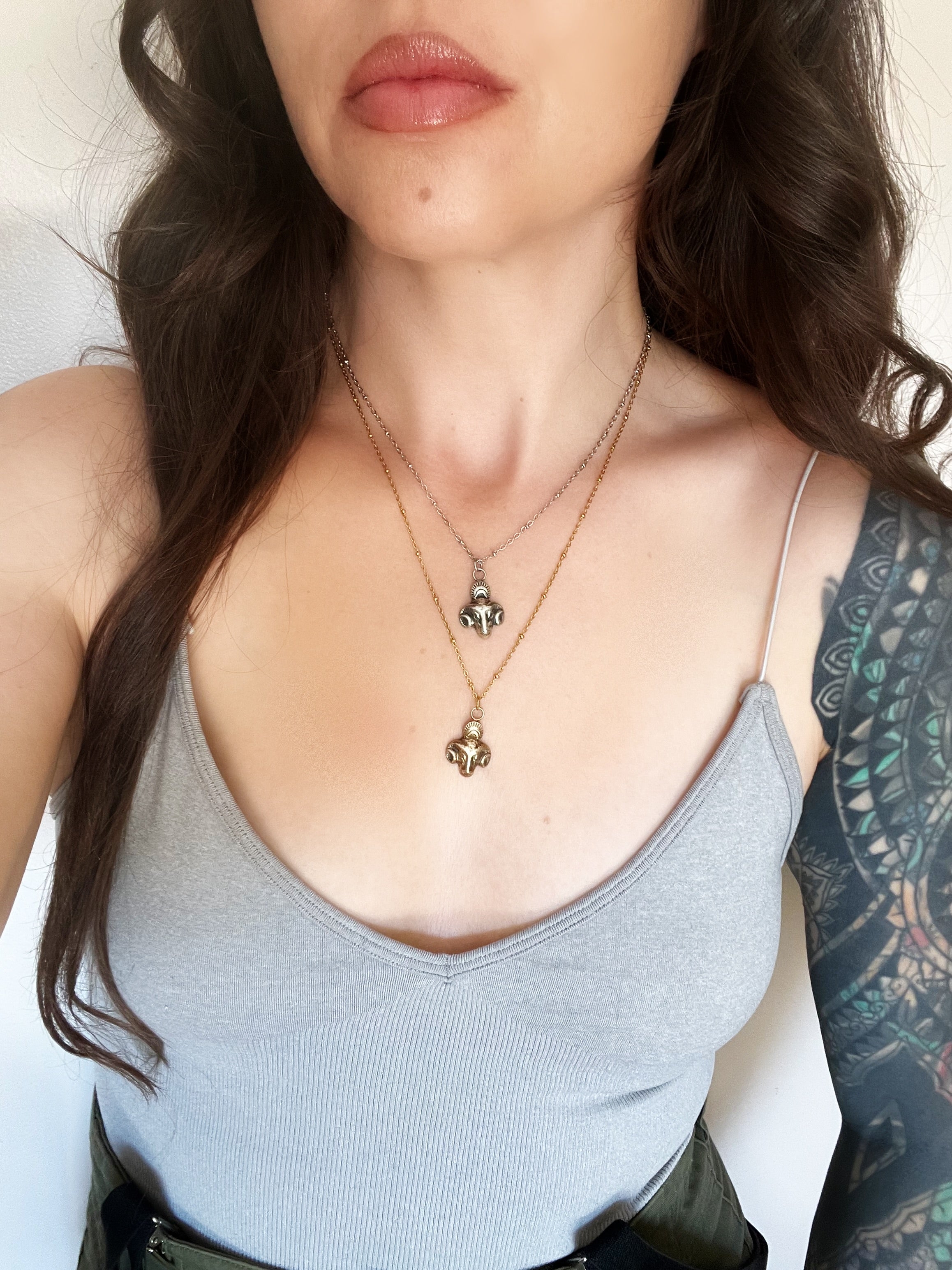 Aries Pendant - Bronze