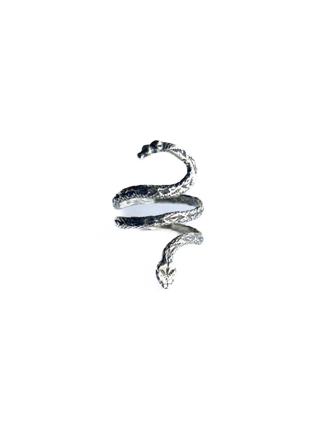 Diamondback Snake Ring - SS