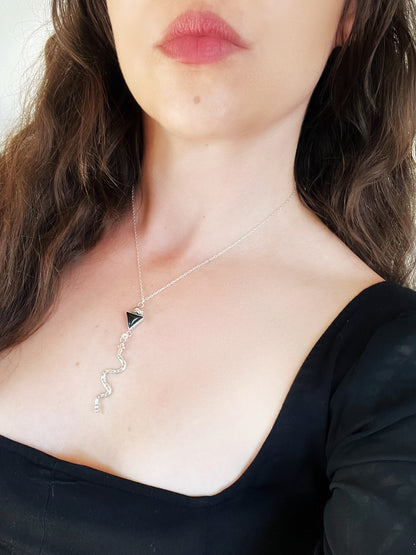 Diamondback Onyx Pendant