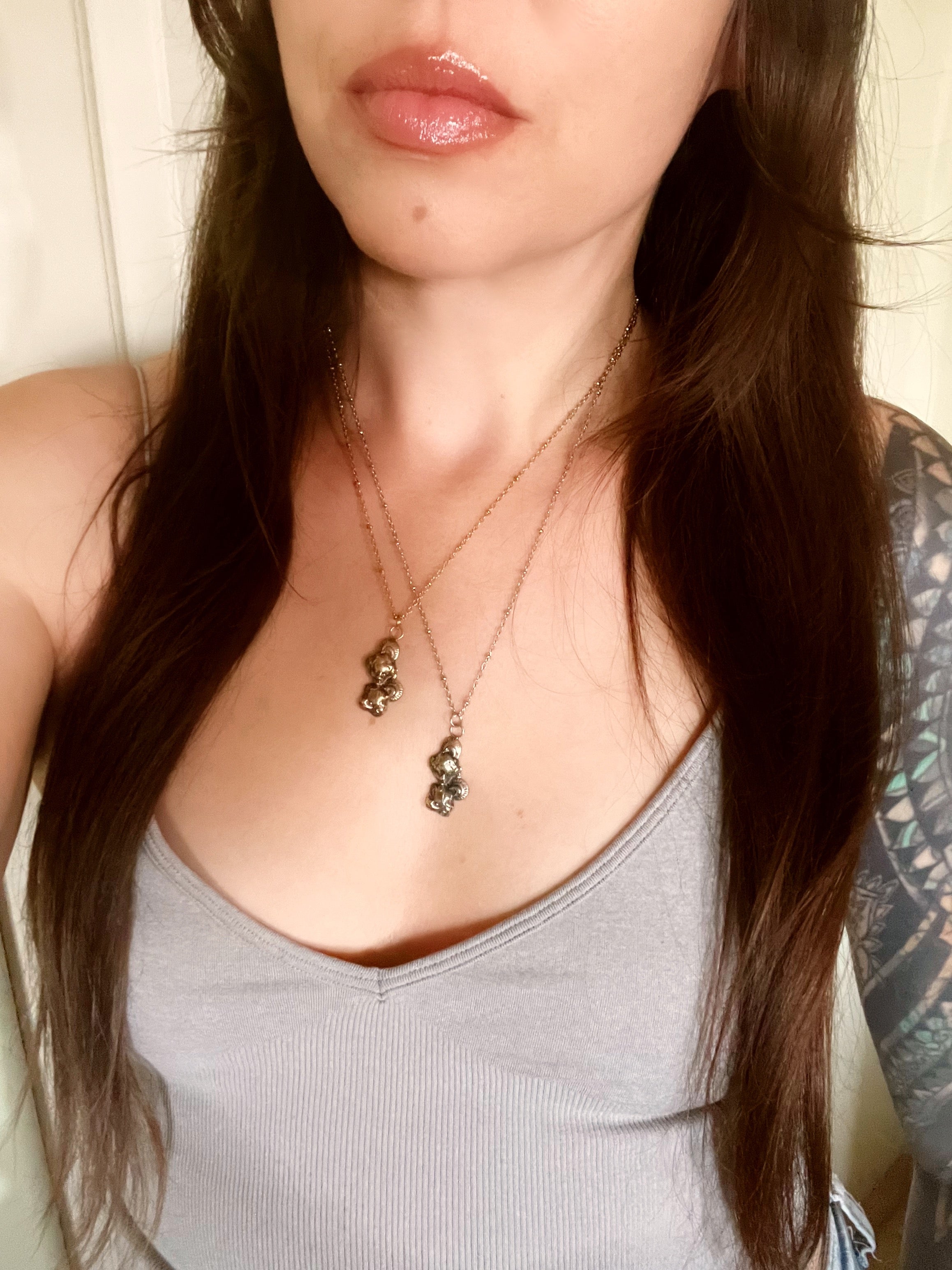 Gemini Pendant - Bronze
