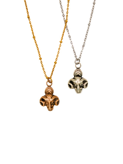 Aries Pendant - Bronze