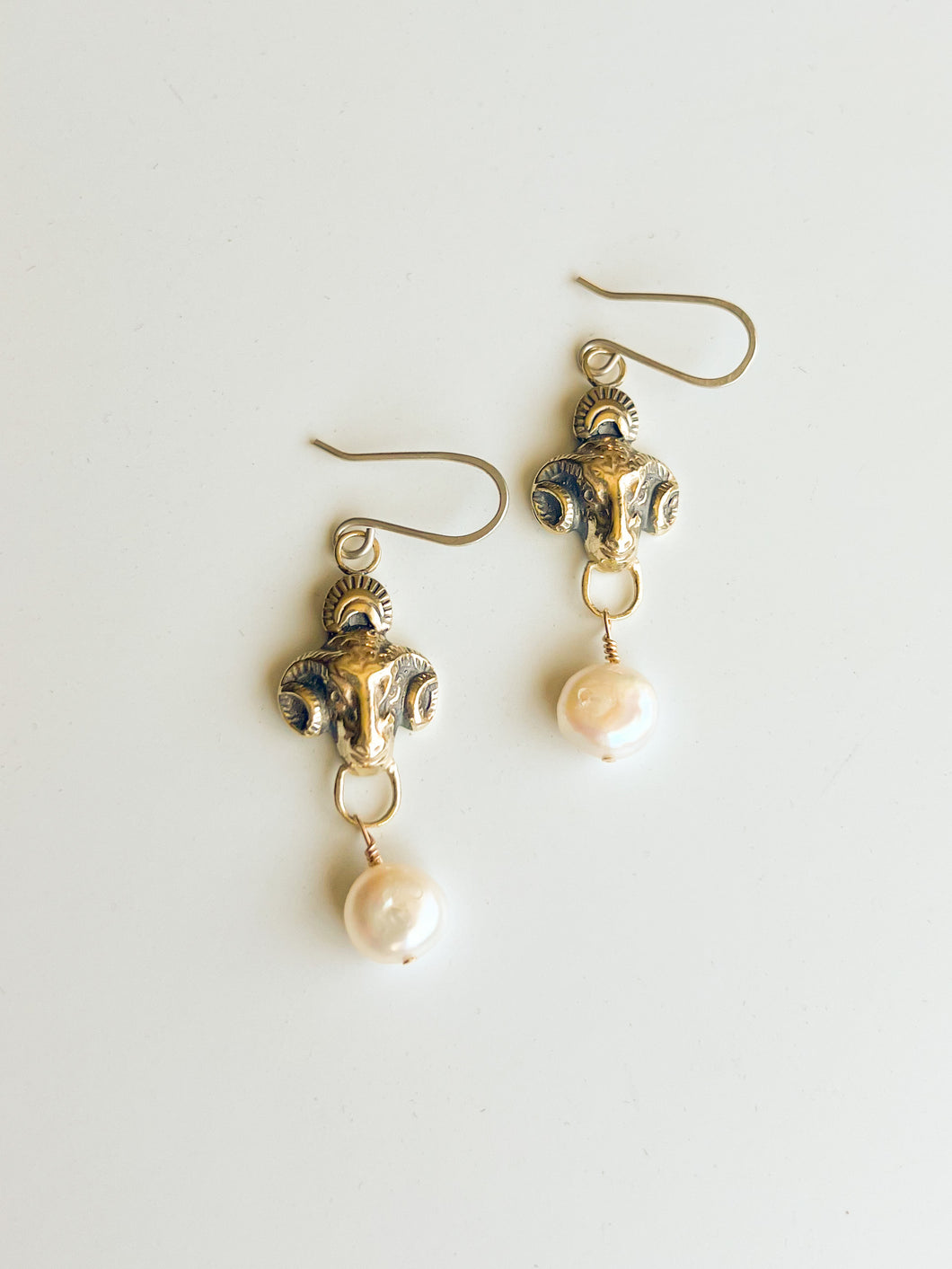 Lumara Pearl Drop Earrings