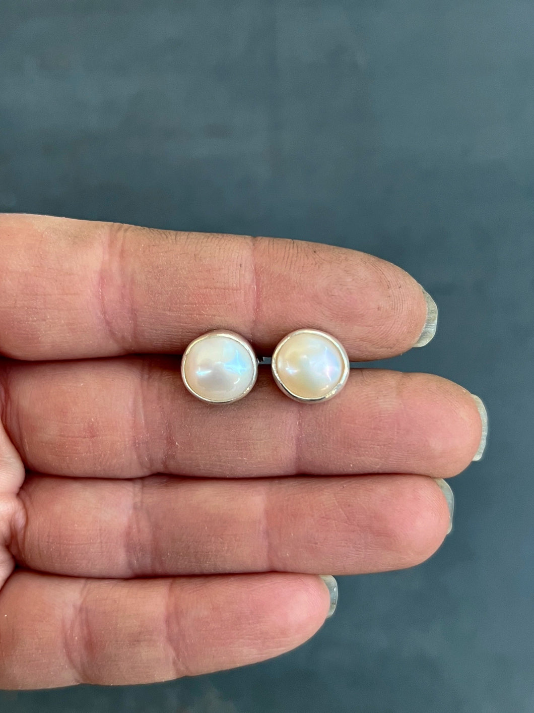 Pearl Stud Earrings