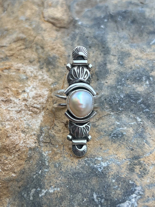 Temple Pearl Ring