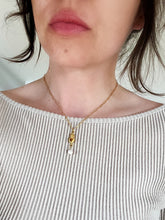 Load image into Gallery viewer, Sacred Heart + Pearl Pendant - GP
