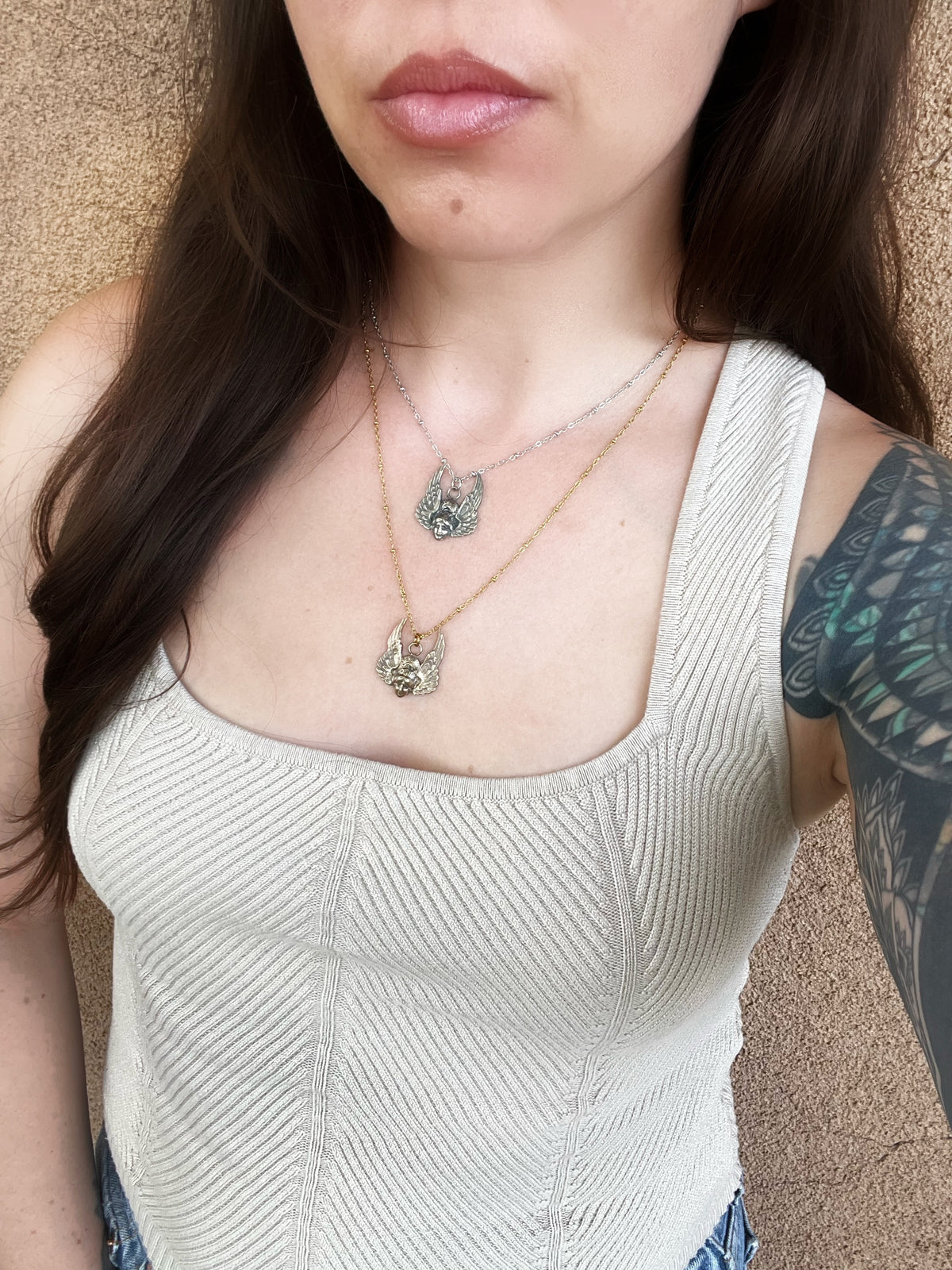 Virgo Pendant - Bronze