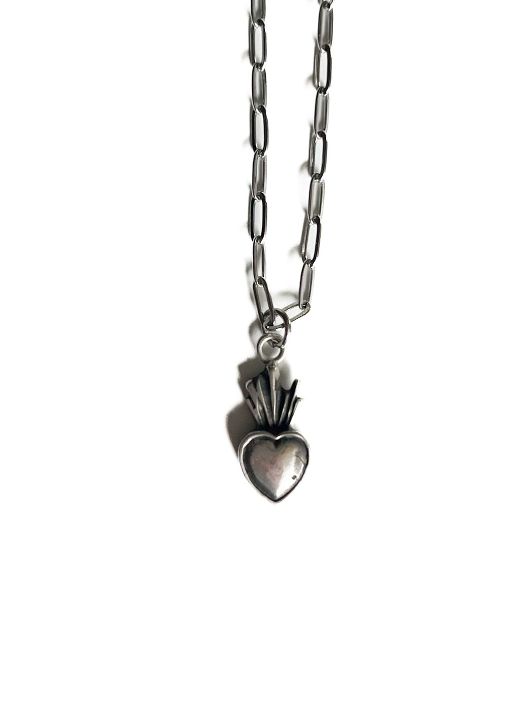 Sacred Heart Pendant - SS