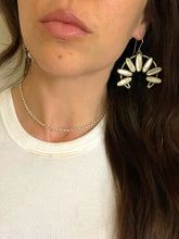 Load image into Gallery viewer, Mother of Pearl Demilune Earrings
