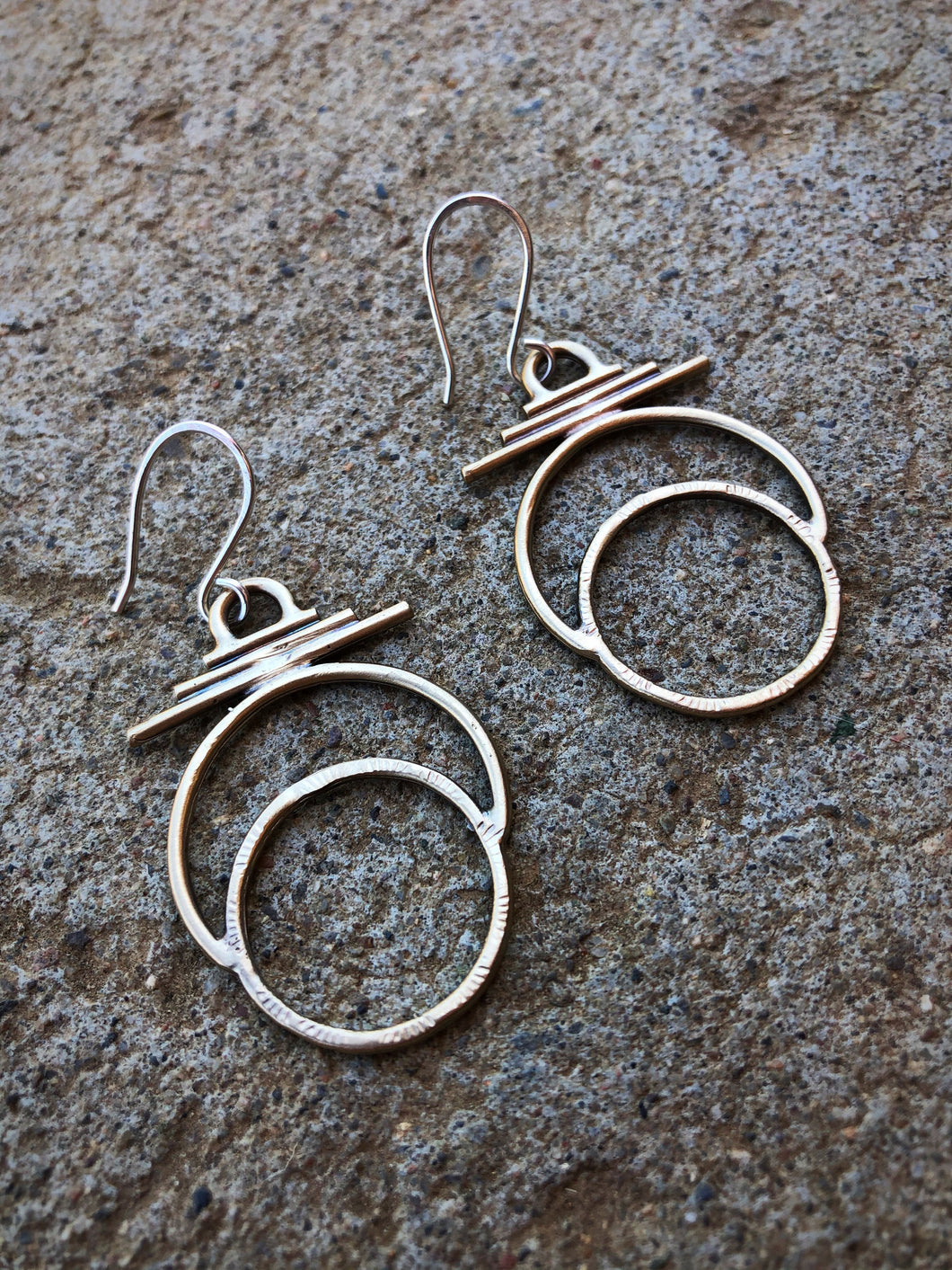 Totality Earrings - Bronze